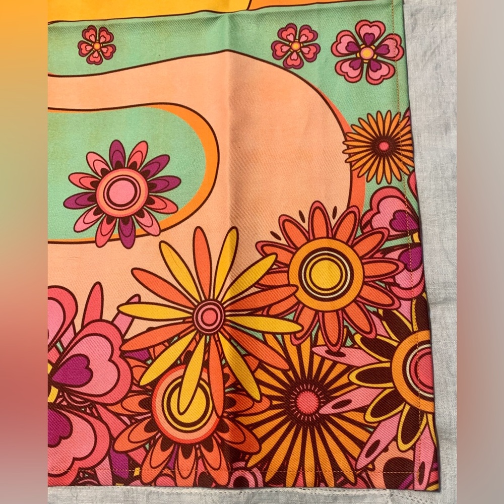 Brand new hippie sunshine tea towel - Picture 5 of 5